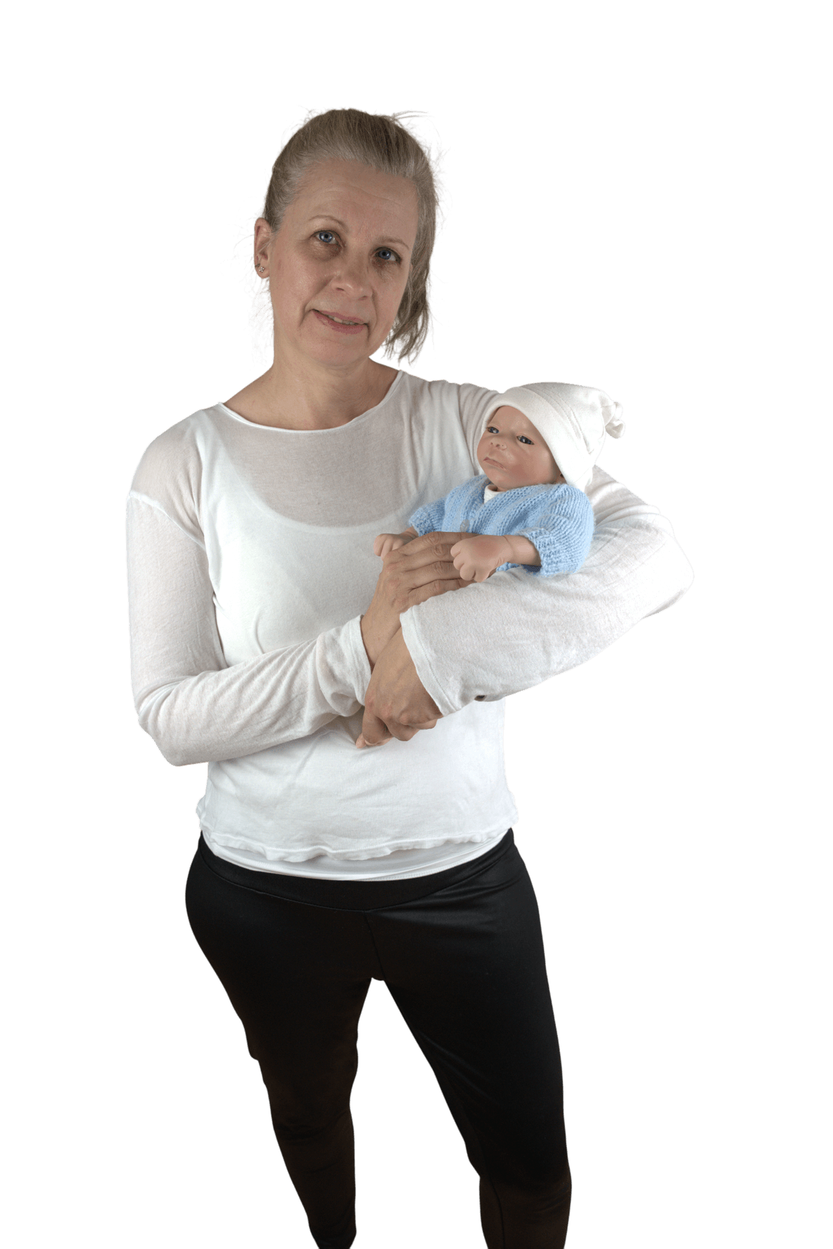 Svenja Lippold mit Baby — Narben nach Geburt und Kaiserschnitt